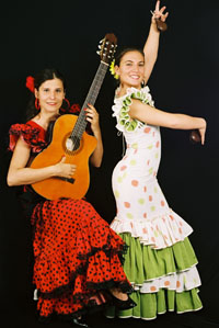 spaanse muziek flamenco show